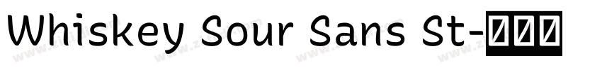 Whiskey Sour Sans St字体转换